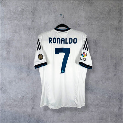 Flocage Ronaldo numéro 7 sur maillot Real Madrid 2012-2013 Domicile