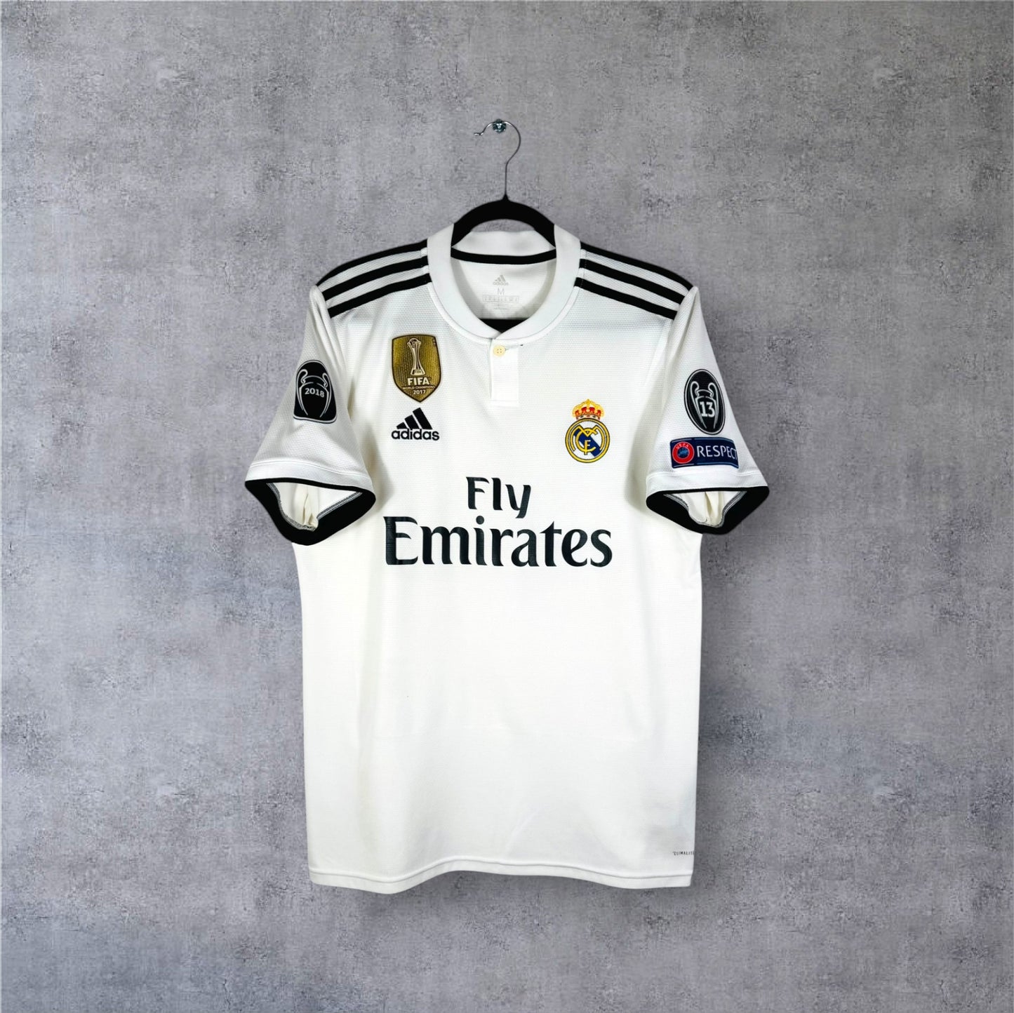 Maillot authentique Real Madrid 2014-2015 Domicile Adidas vue de face