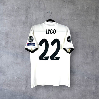 Flocage officiel Isco numéro 22 sur maillot Real Madrid 2014-2015