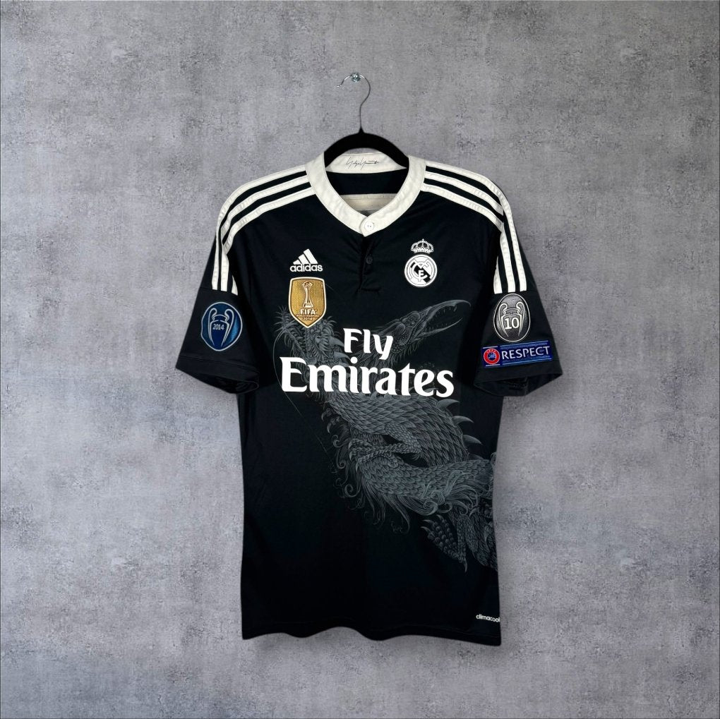 Maillot authentique Real Madrid 2014-2015 Third Dragon Adidas vue de face