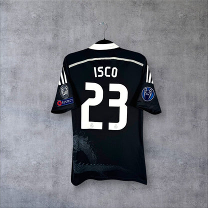 Flocage d'origine Isco numéro 23 sur maillot Real Madrid 2014-2015 Third Yohji Yamamoto