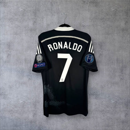 Flocage Ronaldo numéro 7 sur maillot Real Madrid 2014-2015 Third Yohji Yamamoto