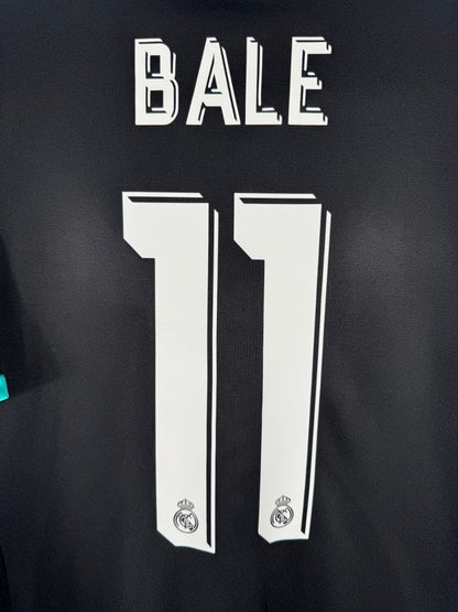 Détail de la typographie du flocage sur le numéro 11 de Gareth Bale