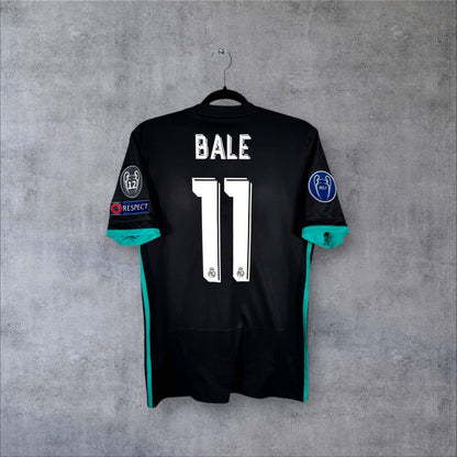 Flocage Bale numéro 11 sur maillot Real Madrid 2017-2018 Extérieur