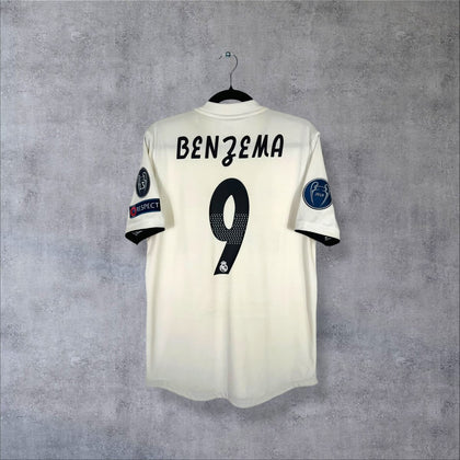 Maillot Real Madrid 2018-2019 Domicile [Pro] - Benzema N°9 (M)