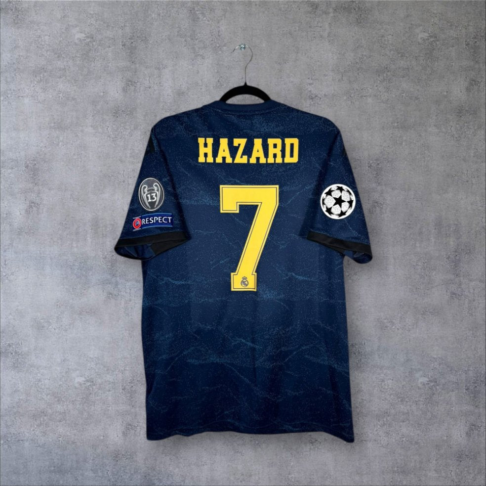 Flocage Hazard numéro 7 sur maillot Real Madrid 2019-2020 Extérieur