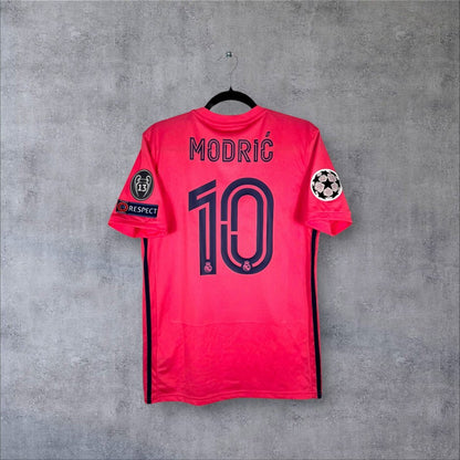 Flocage Modric numéro 10 sur maillot Real Madrid 2020-2021 Extérieur