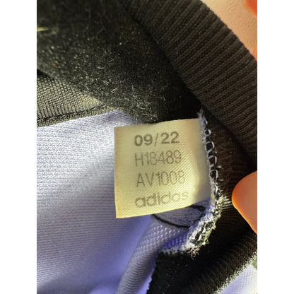Étiquette d'authenticité avec code Adidas H18489 prouvant l'originalité du maillot