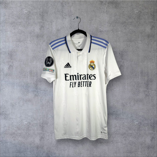 Maillot authentique Real Madrid 2022-2023 Domicile Adidas vue de face