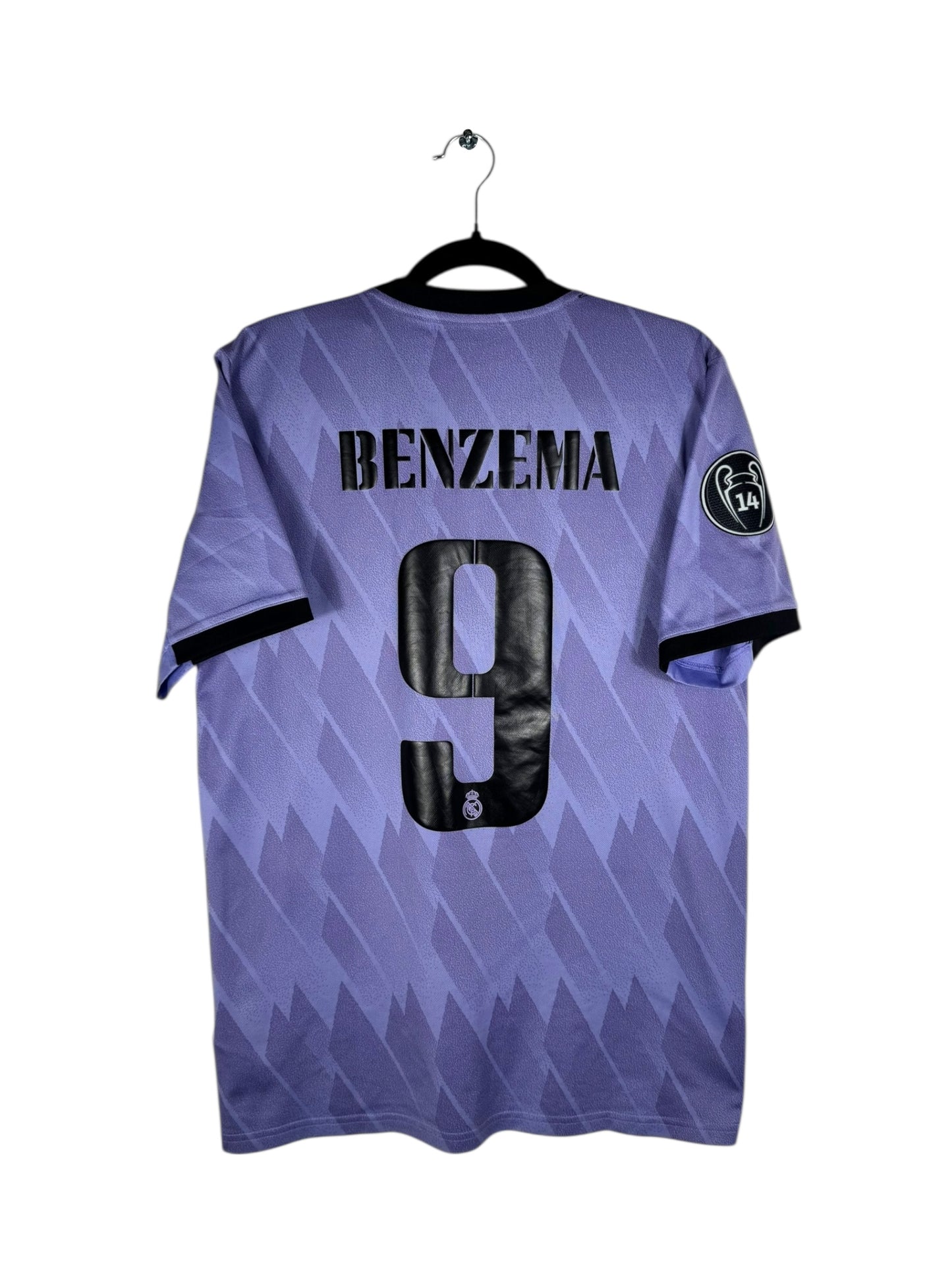 Maillot Real Madrid 2022-2023 extérieur Adidas Benzema 9 taille M