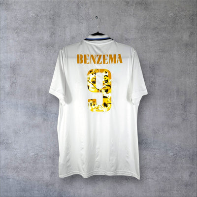 Real Madrid 2022-2023 Home Jersey Ballon d'Or - Benzema N°9 (L)