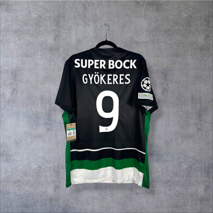 Flocage Gyökeres numéro 9 sur maillot Sporting CP 2024-2025 Domicile taille XL