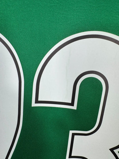 Micro usure sur le chiffre 9 du flocage, maillot Sporting CP 2017-2018 Leão