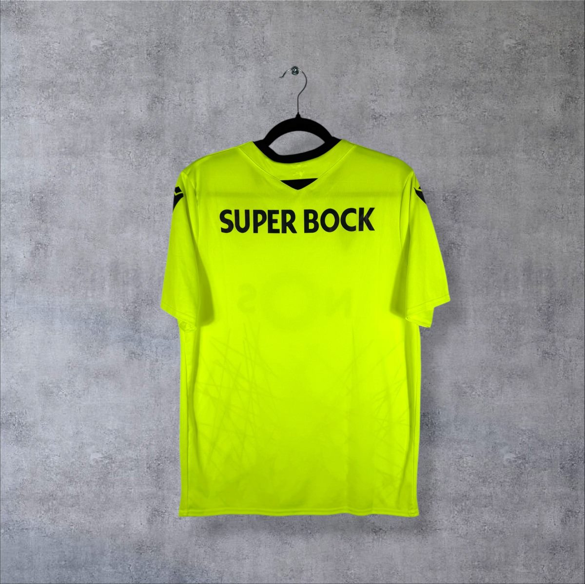 Dos du maillot de gardien Sporting CP 2020-2021 avec sponsor Super Bock
