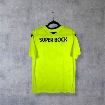 Dos du maillot de gardien Sporting CP 2020-2021 avec sponsor Super Bock