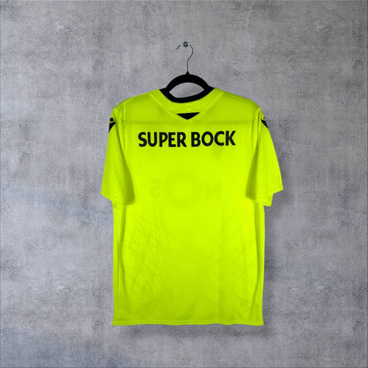 Dos du maillot de gardien Sporting CP 2020-2021 avec sponsor Super Bock