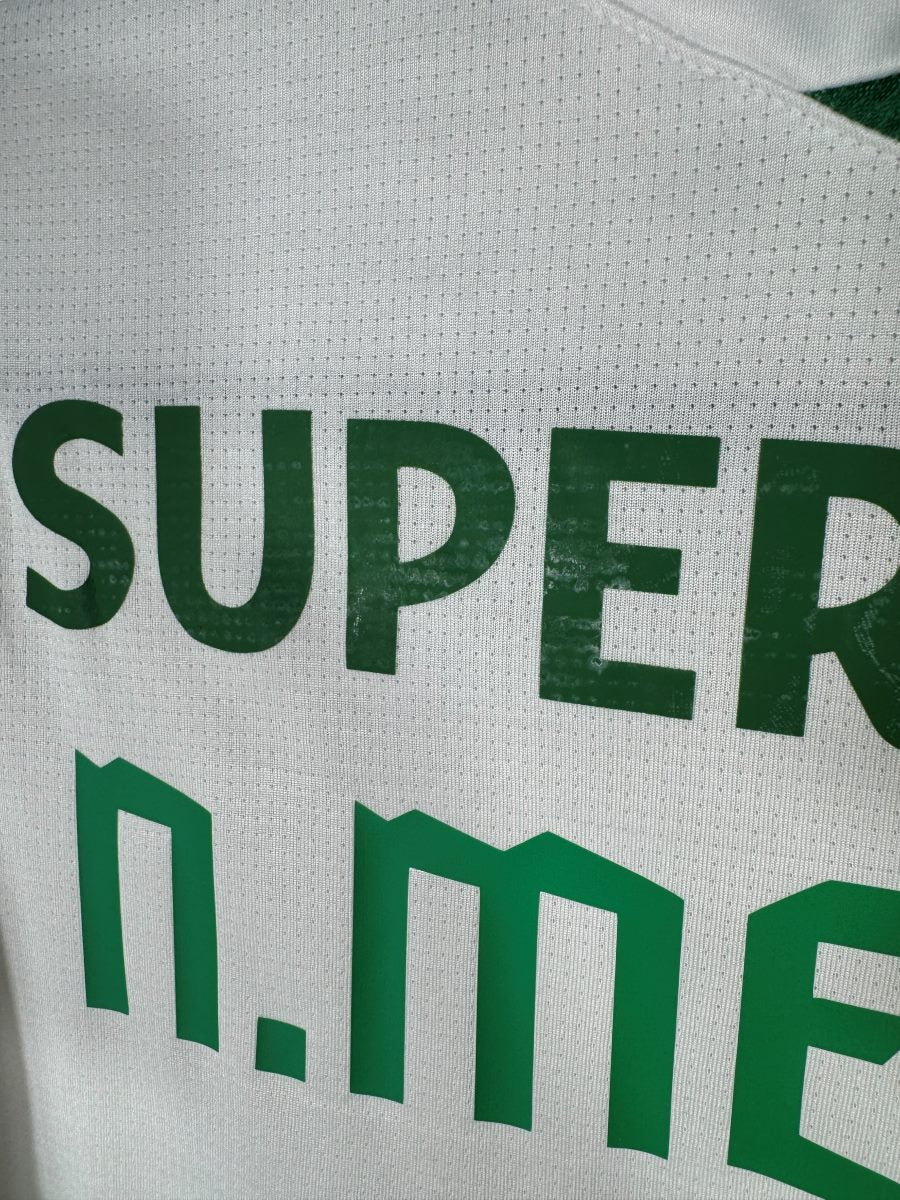 Défaut : légère usure du sponsor Super Bock au dos, maillot Sporting CP third 2020-2021