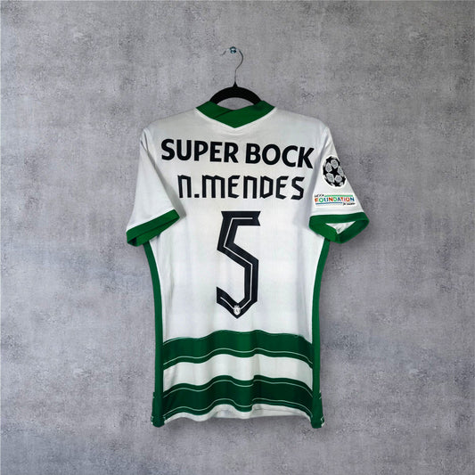Flocage Nuno Mendes numéro 5 sur maillot Sporting CP 2021-2022