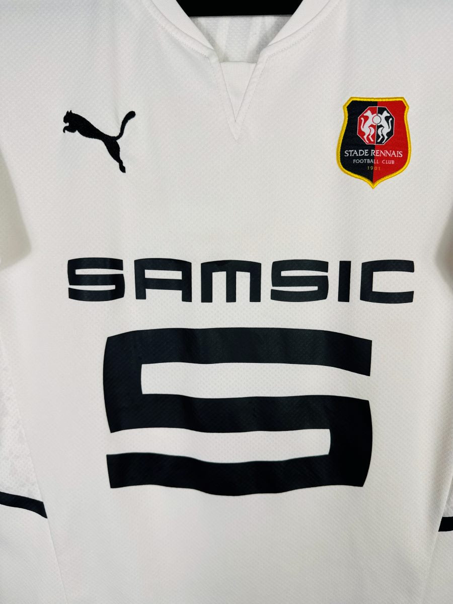 Maillot Stade Rennais 2021-2022 extérieur détail écusson club