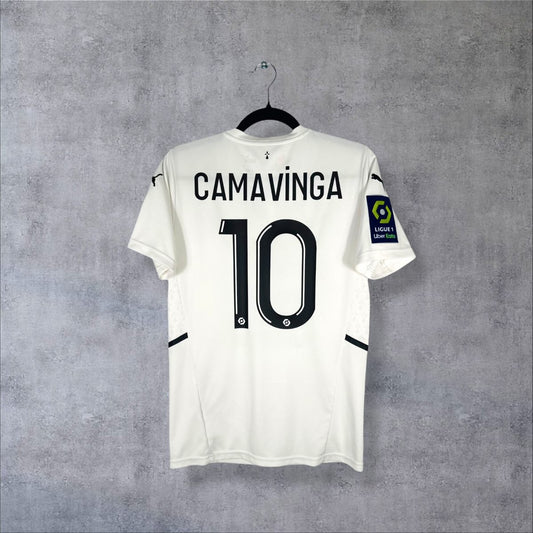 Maillot Stade Rennais 2021-2022 extérieur dos flocage Camavinga 10