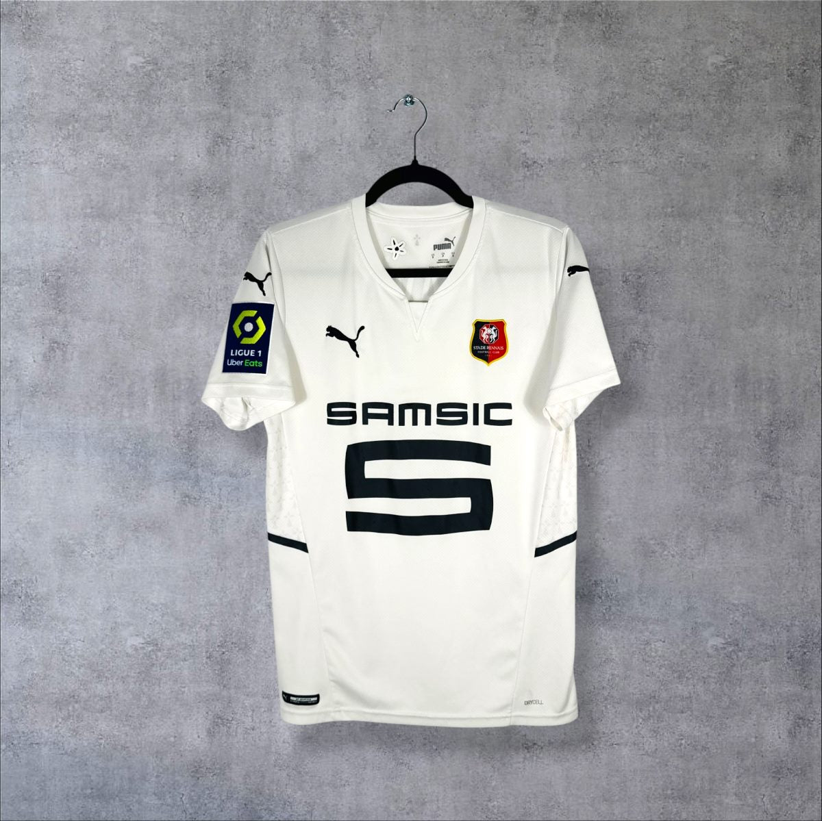 Maillot Stade Rennais 2021-2022 extérieur face sponsor Samsic