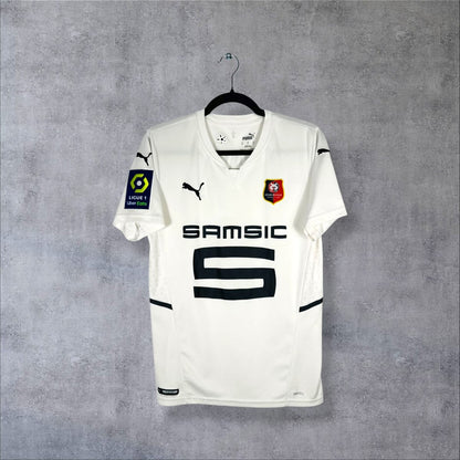 Maillot Stade Rennais 2021-2022 extérieur face sponsor Samsic
