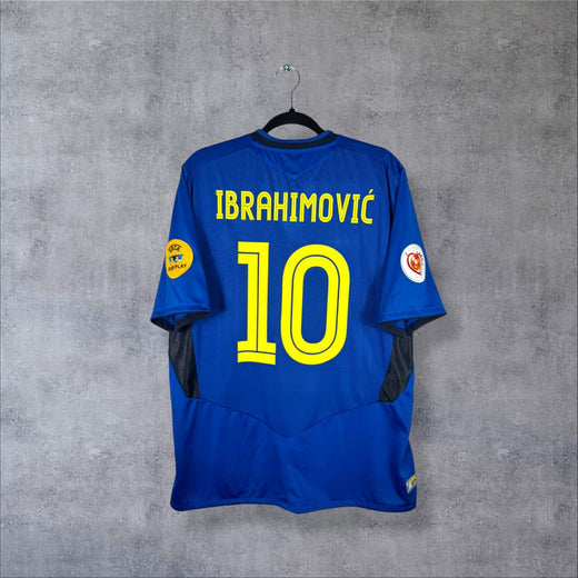 Maillot Suède 2004 Extérieur - Ibrahimović N°10 (XL)