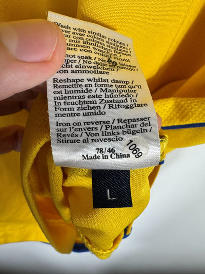 Étiquettes Umbro d'origine et taille L du maillot Suède Euro 2008