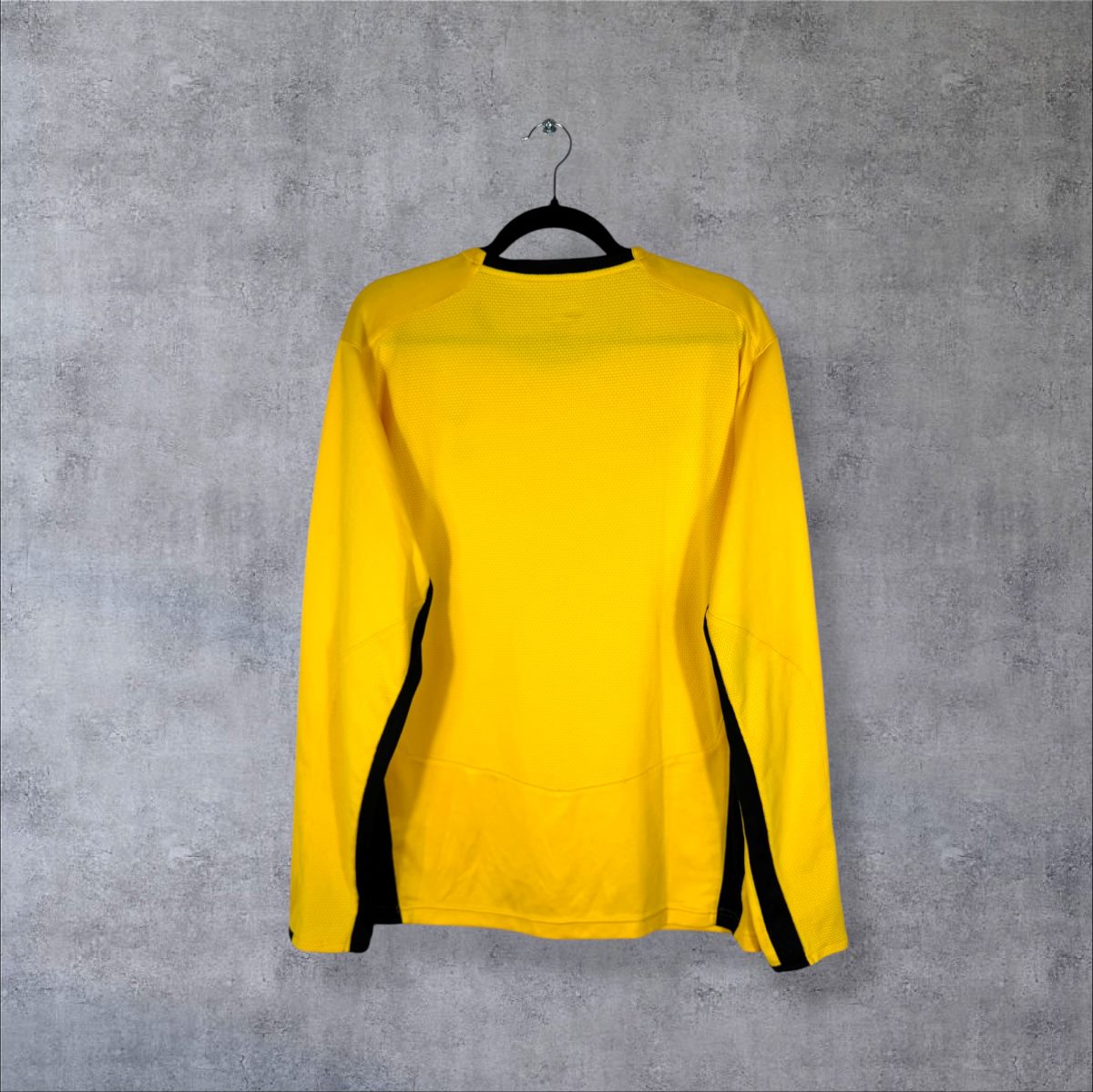 Dos du maillot gardien Tottenham 2008-2009 jaune manches longues, sans flocage
