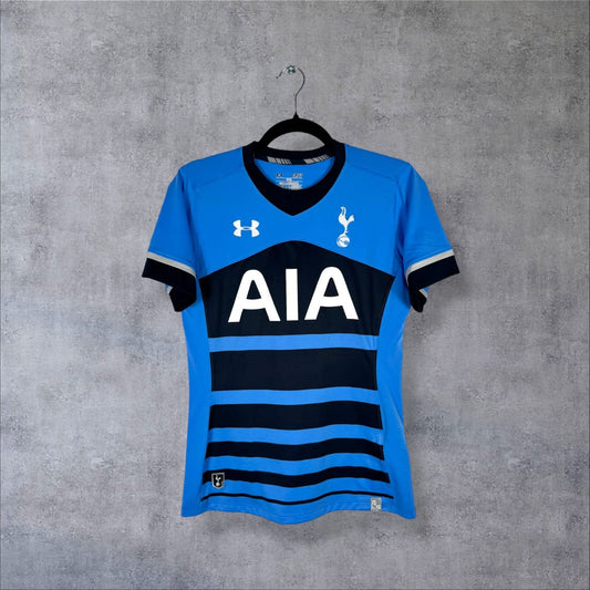 Maillot Tottenham 2015-2016 extérieur vue face sponsor AIA