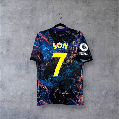 Flocage Son numéro 7 sur maillot Tottenham 2021-2022 Extérieur