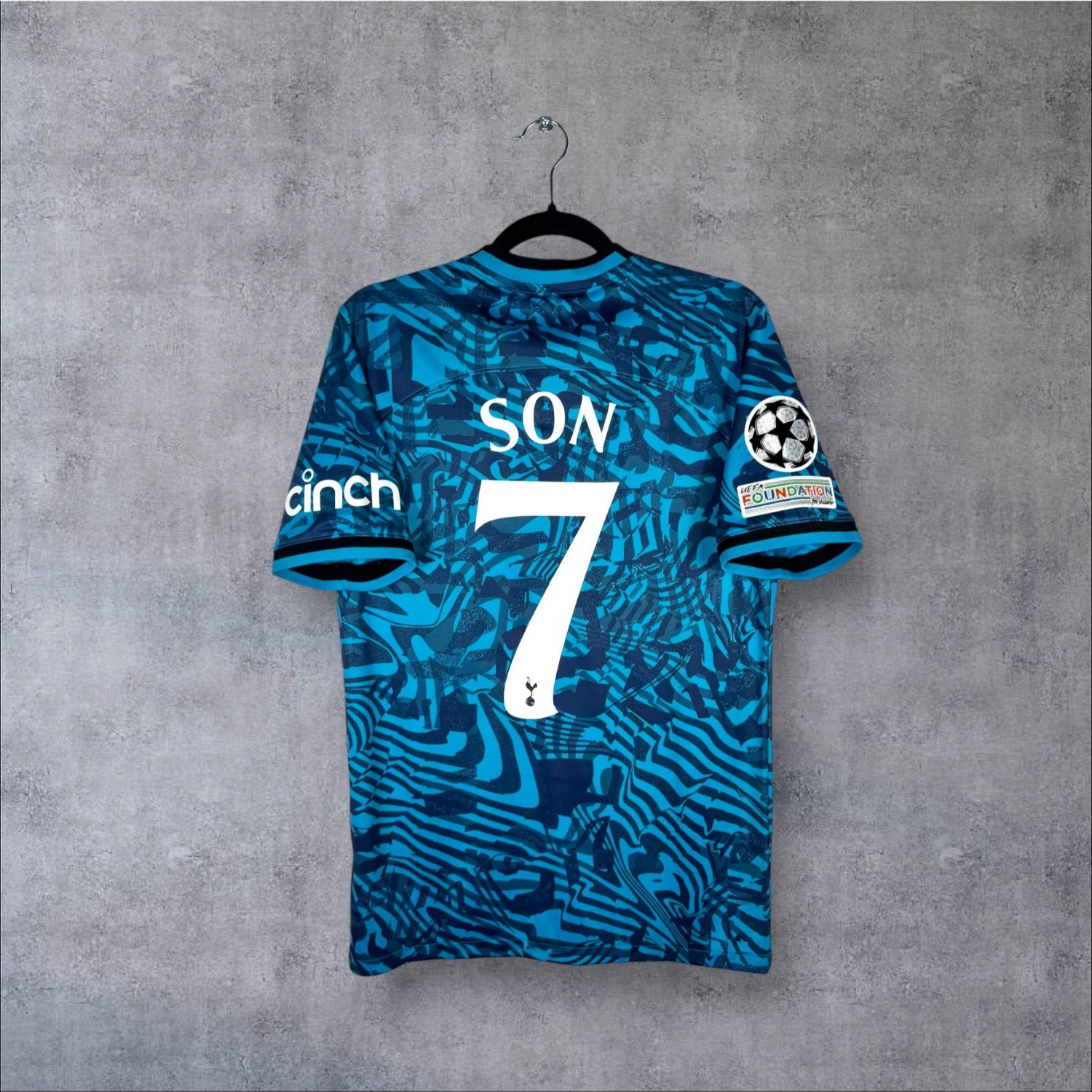 Flocage Son numéro 7 sur maillot Tottenham 2022-2023 Third