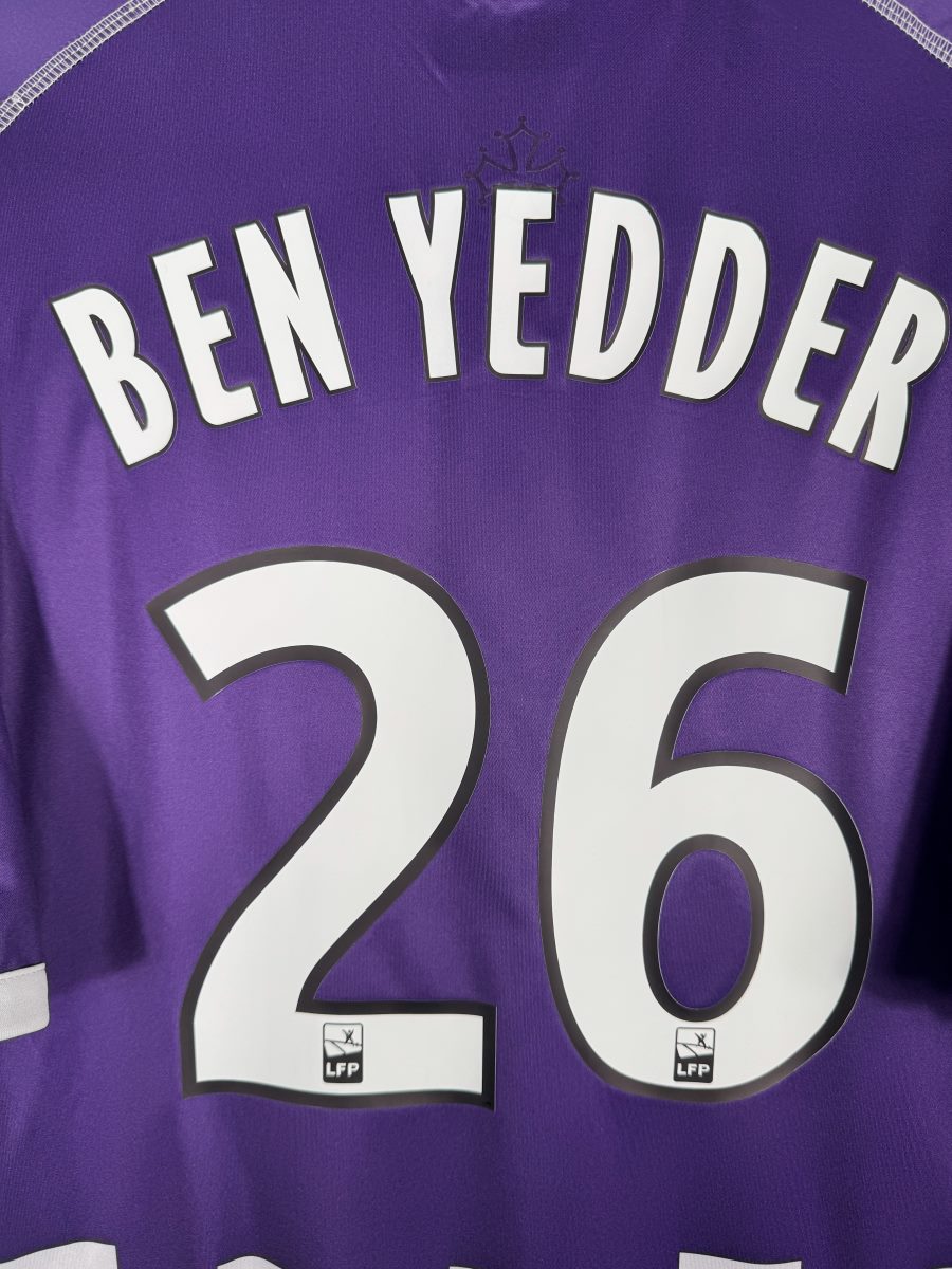 Détail flocage Ben Yedder N°26 maillot Toulouse FC 2011-2012