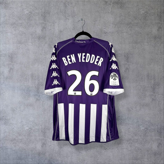 Maillot Toulouse FC 2011-2012 domicile vue dos flocage Ben Yedder N°26