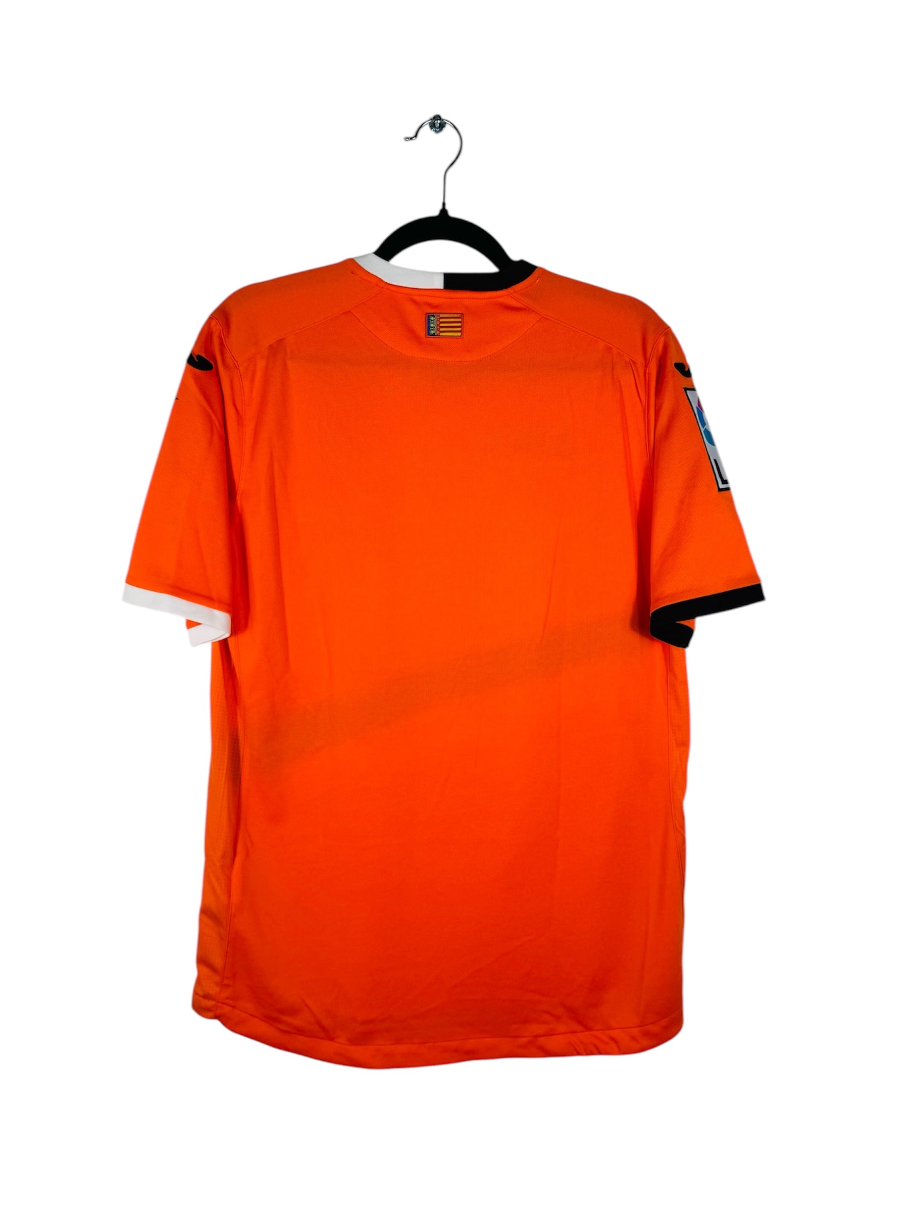 Maillot Valencia CF 2013-2014 Extérieur - Vue arrière, taille M, couleur orange.