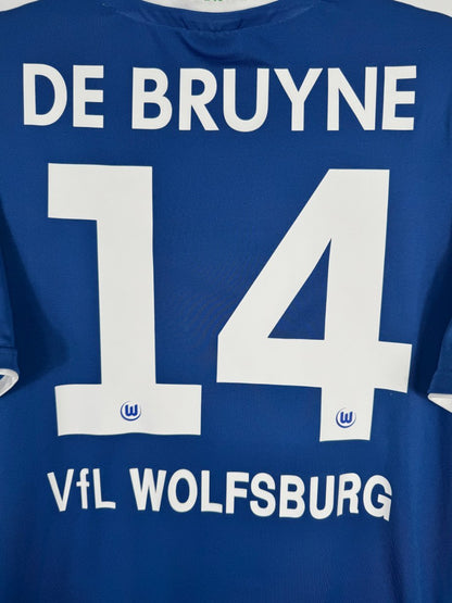 Détail de la typographie du flocage sur le numéro 14 de Kevin De Bruyne