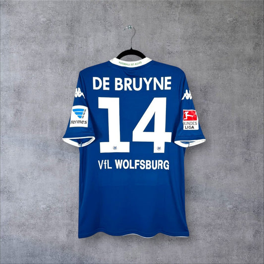 Flocage De Bruyne numéro 14 sur maillot VFL Wolfsburg 2014-2015 Third