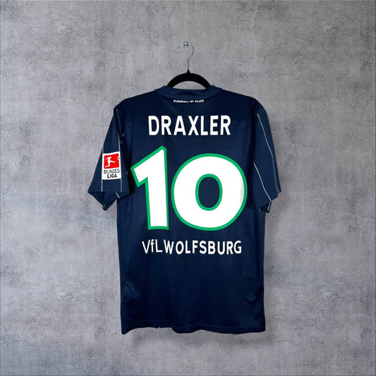 Dos du maillot third VfL Wolfsburg 2016-2017 Nike bleu marine, flocage Draxler 10