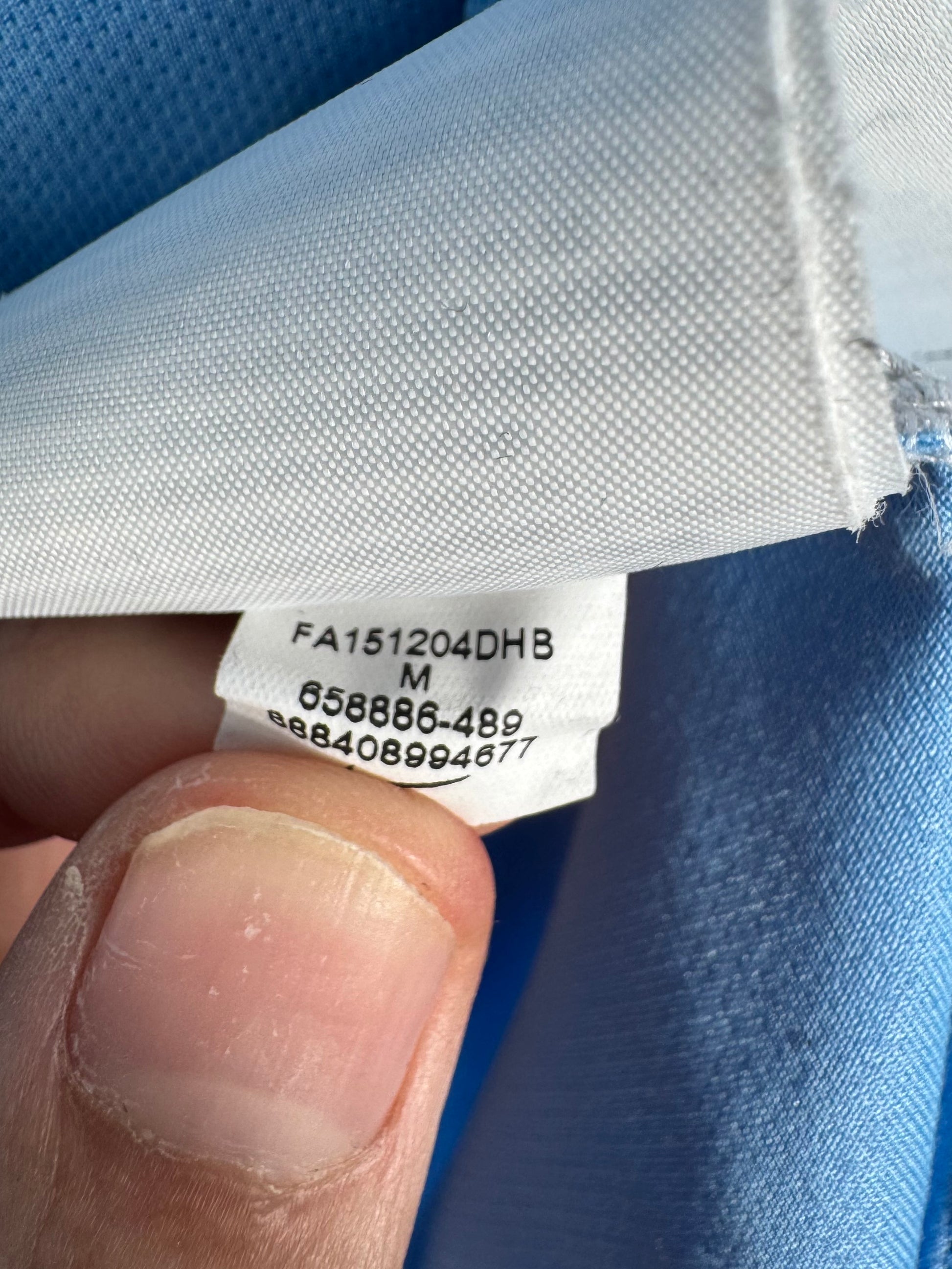 Code authenticité Maillot Manchester City 2015-2016 Domicile