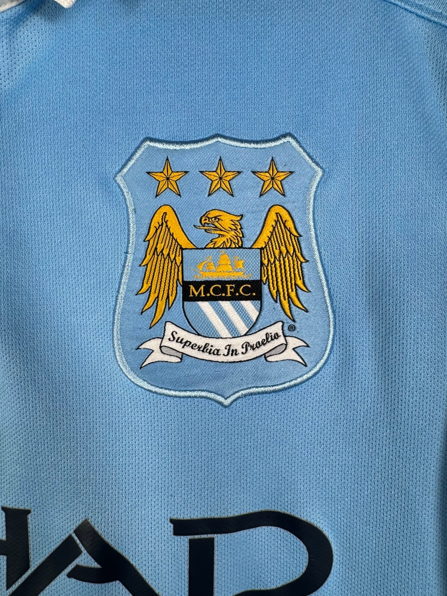 Détails du logo - Maillot Manchester City 2015-2016 Domicile Yaya Touré N°42