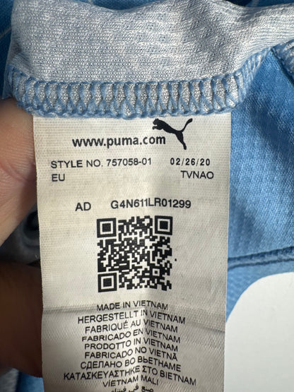 Étiquette d'authenticité officielle et code produit certifié - Maillot Manchester City 2020-2021 Domicile Gabriel Jesus N°9