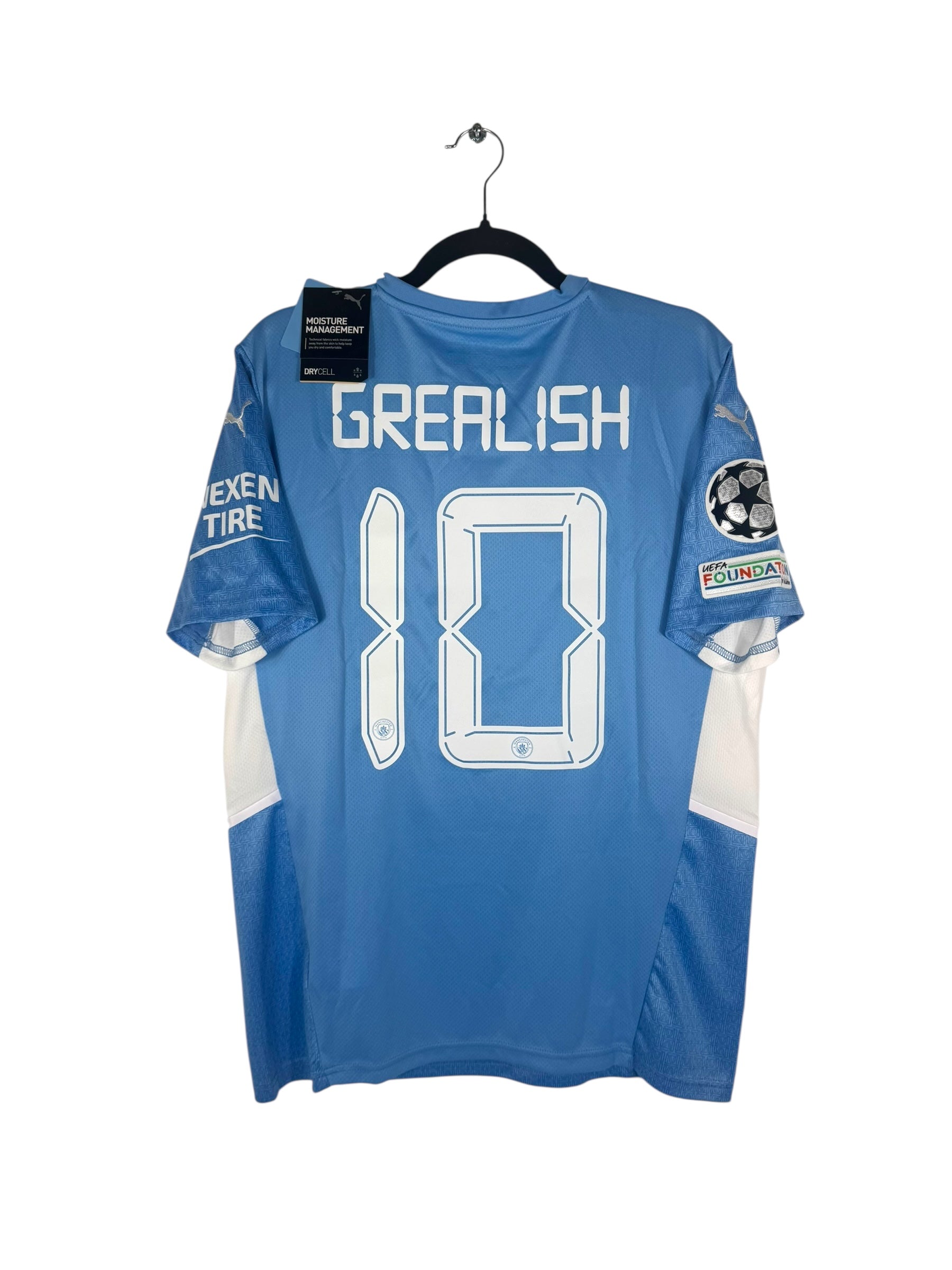 Maillot Manchester City 2021-2022 domicile Grealish
