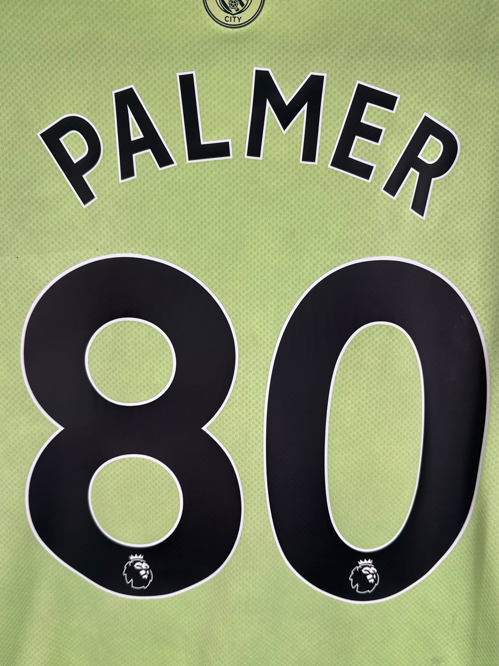 Flocage officiel arrière Palmer 80 - Maillot Manchester City 2022-2023 Third