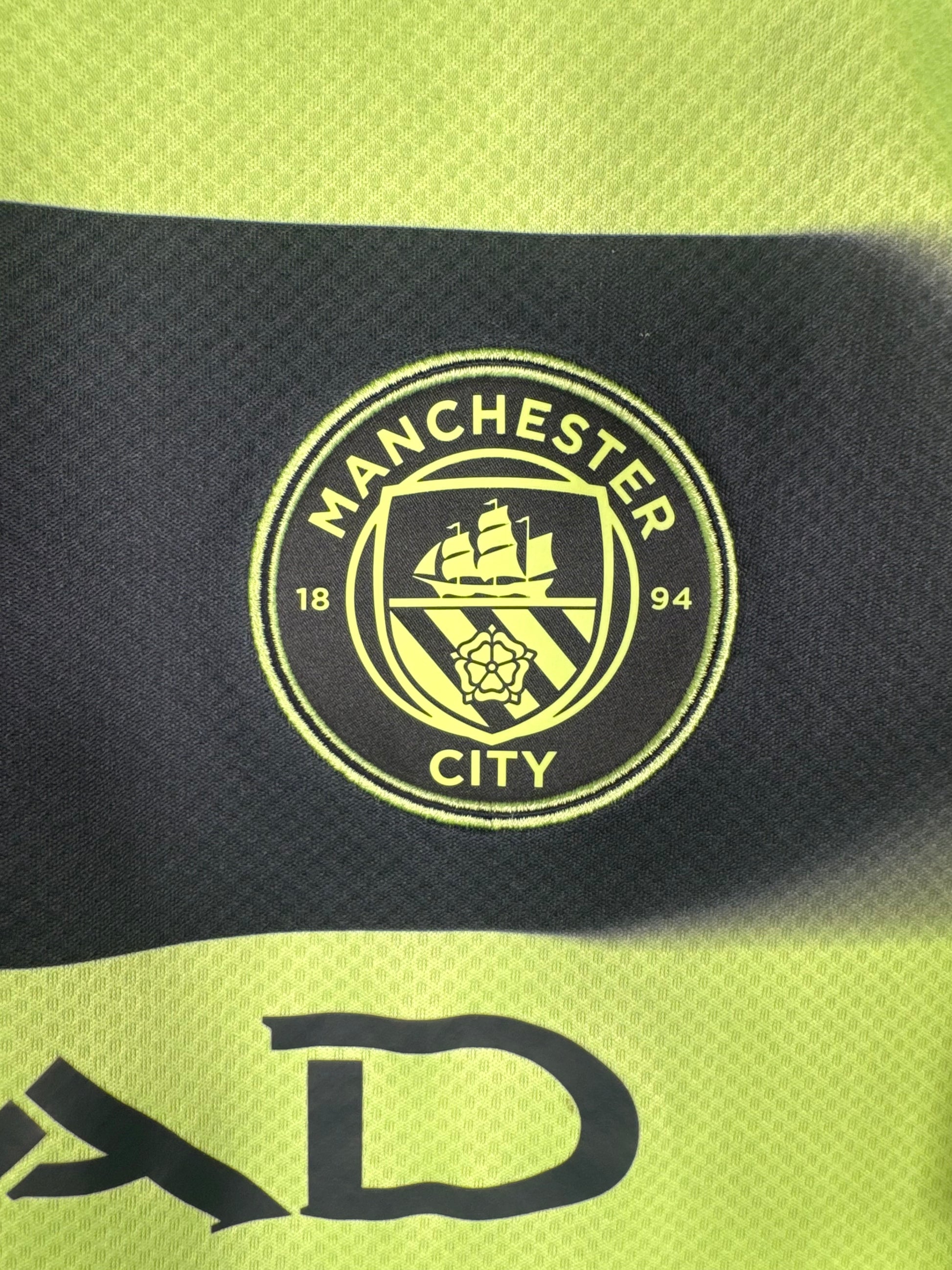 Détails du logo - Maillot Manchester City 2022-2023 Third Palmer N°80