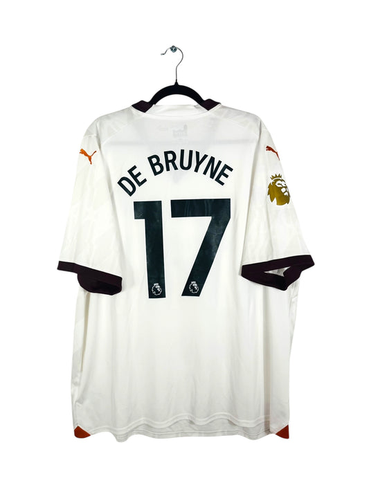 maillot extérieur Manchester City 2023-2024 De Bruyne vue arrière