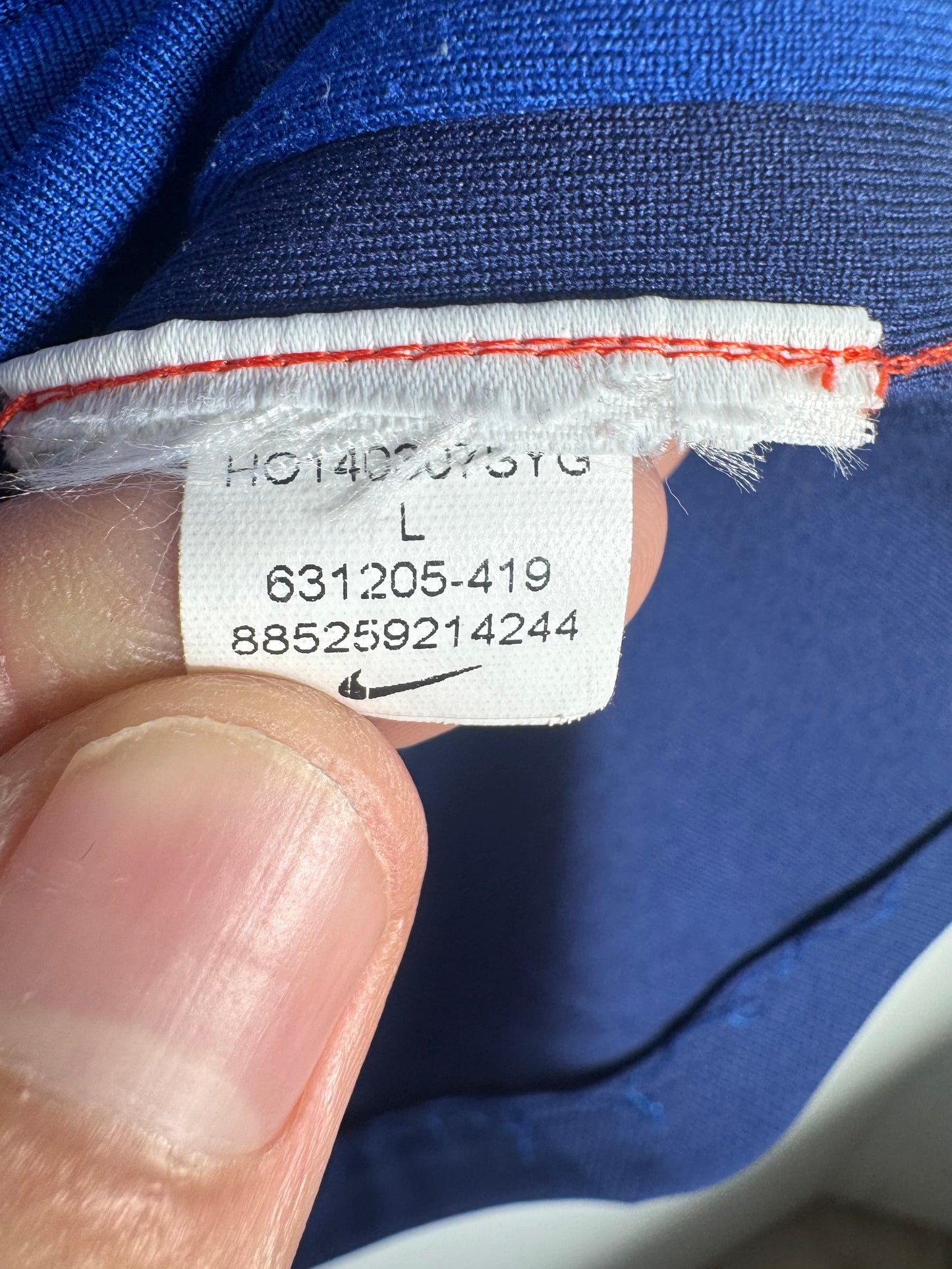 Étiquette d'authenticité officielle et code produit certifié - Maillot Manchester United 2014-2015 Third Di Maria N°7