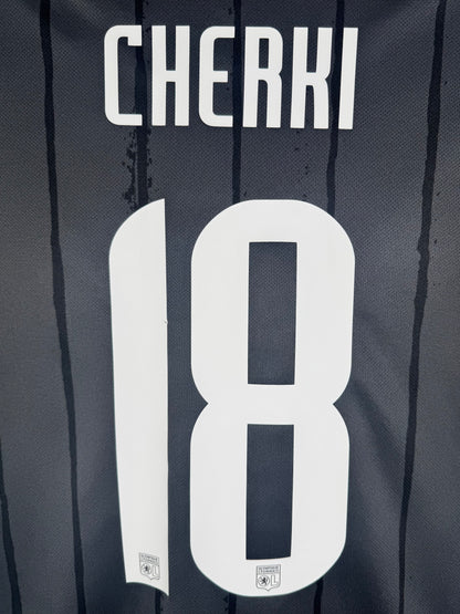 Flocage officiel arrière Cherki 18 - Maillot OL 2020-2021 Extérieur