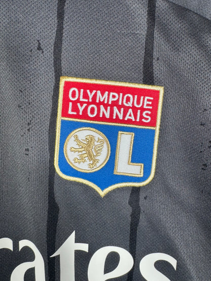 Détails du logo - Maillot OL 2020-2021 Extérieur Cherki N°18