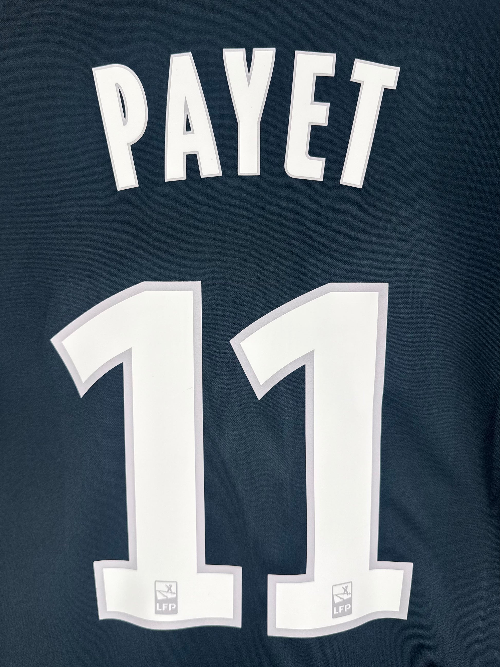 Flocage officiel arrière Payet 11 - Maillot OM 2016-2017 Extérieur