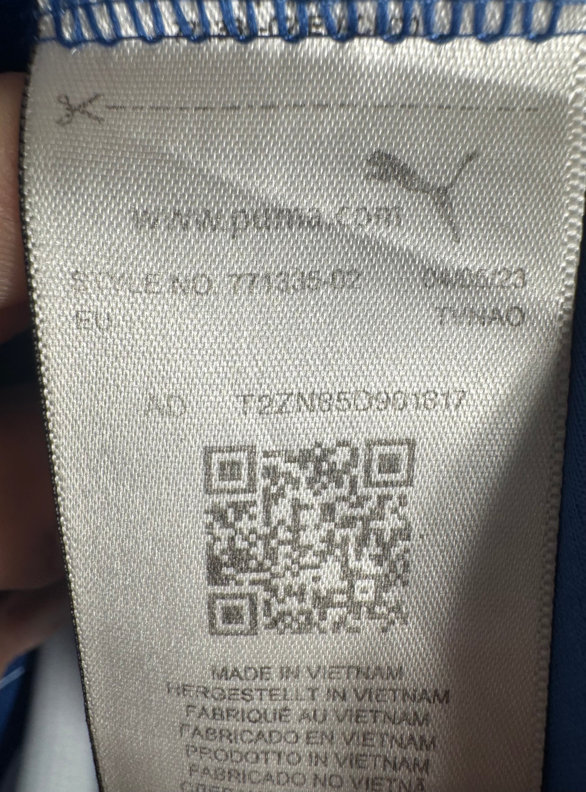 Étiquette d'authenticité officielle et code produit certifié - Maillot OM 2023-2024 Extérieur Aubameyang N°10